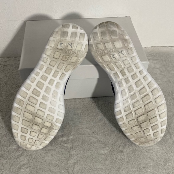 Adidas Navy Blue Cloudfoam Lite Racer Slip On Shoes Women’s Size 7 - Picture 8 of 11